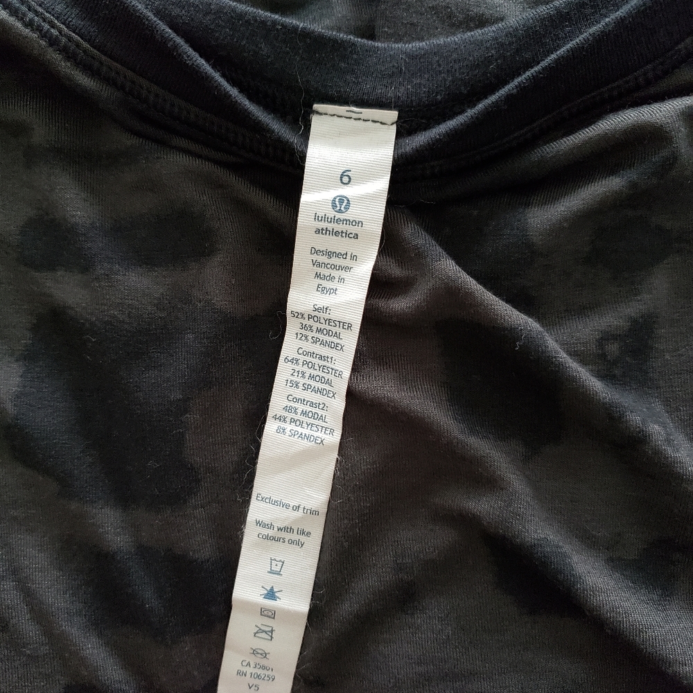 Lululemon 3/4 sleeve top - Picture 4 of 4